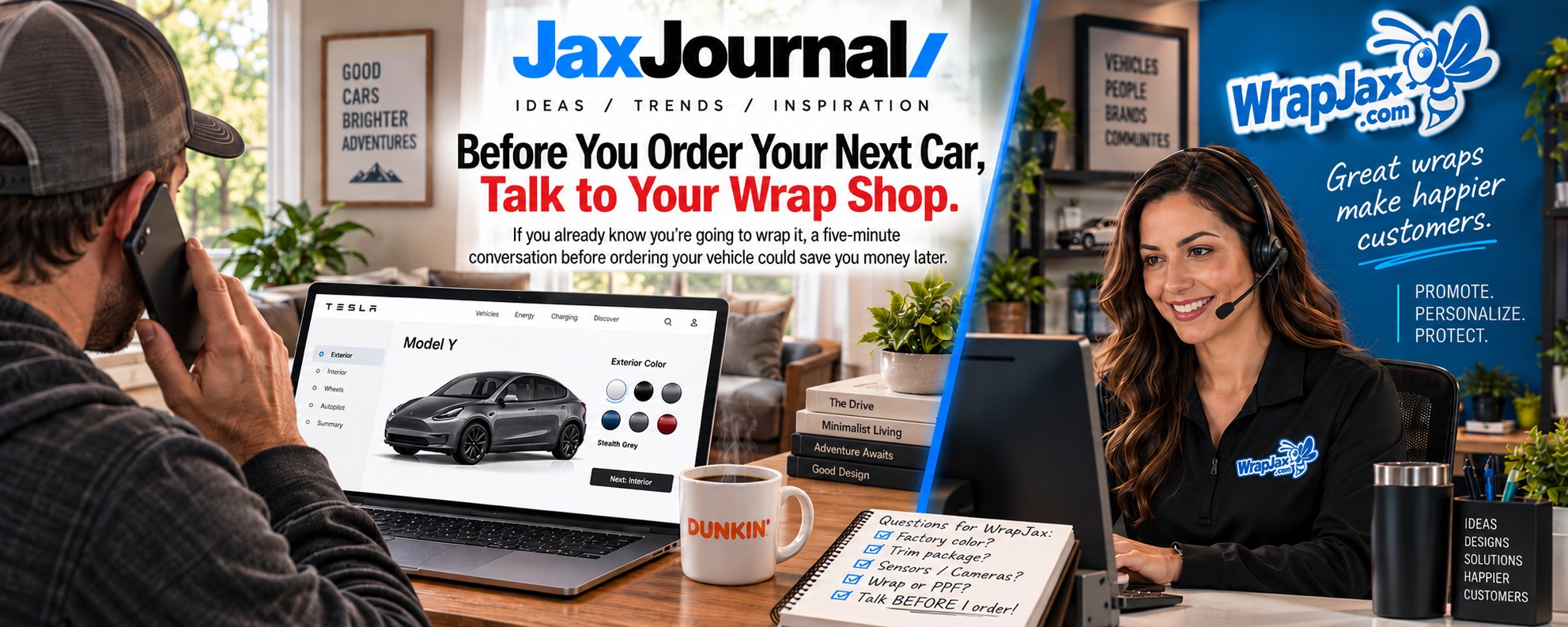 Talk to your wrap shop before you buy your next car