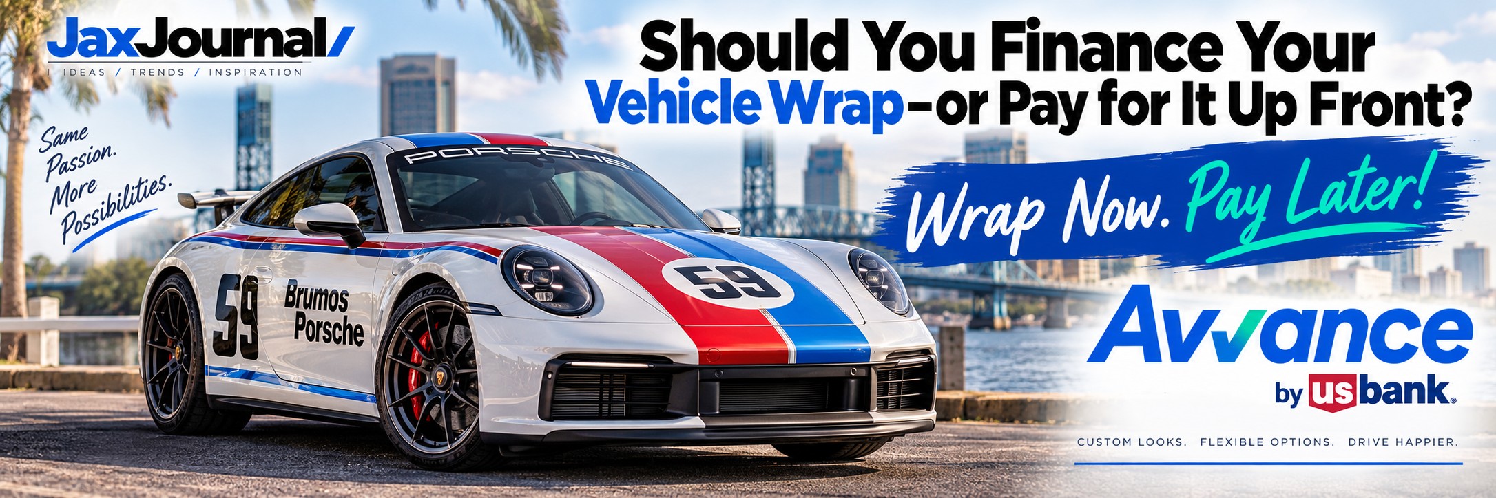 JaxJournal - Should you finance your vehicle wrap? Wrap Now. Pay Later!