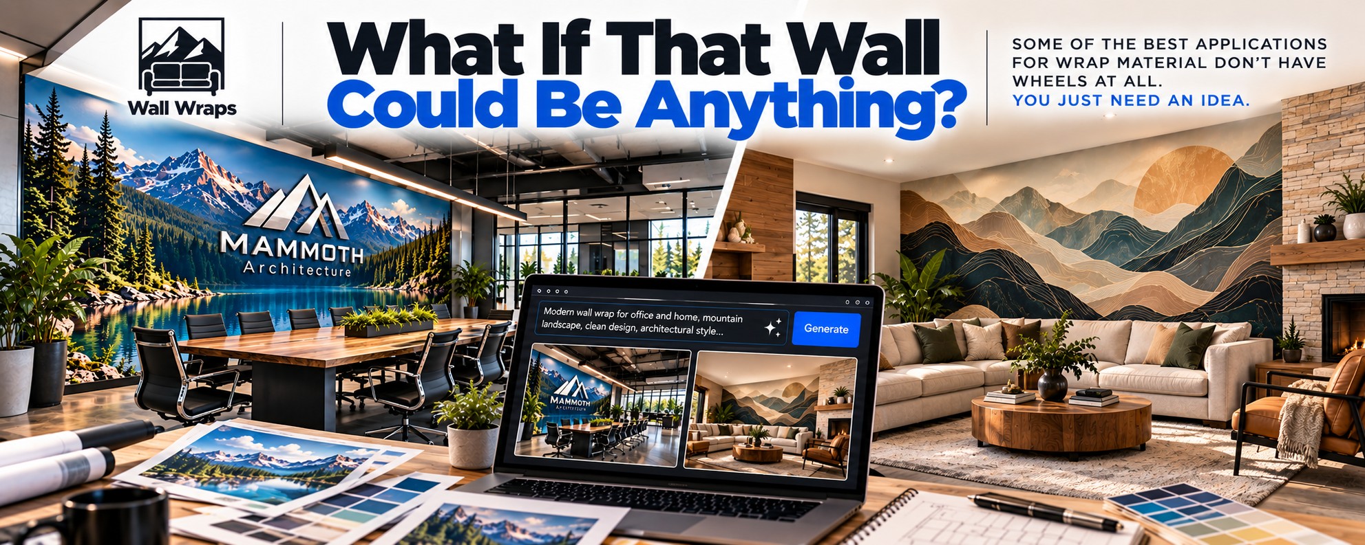 Residential and Commercial wall wraps using ai wrapjax